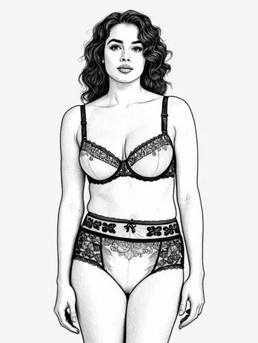 bettie,shapewear,tairrie,gossard,retro woman,dita,Design Sketch,Design Sketch,Black and white Comic