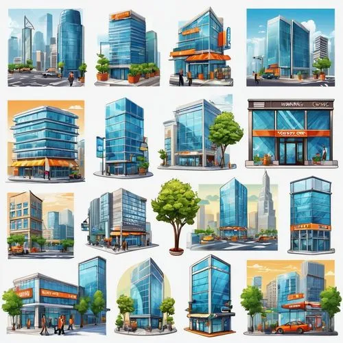 houses clipart,office buildings,city buildings,buildings,background vector,city blocks,beautiful buildings,megapolis,tall buildings,changfeng,property exhibition,ctbuh,conurbations,megacorporations,capitaland,microstock,cityscapes,leases,stanchart,constructions,Unique,Design,Sticker