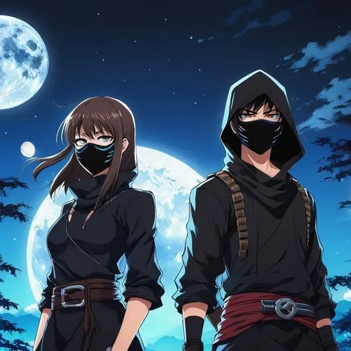 ninjas,shinobi,robbers,kunitachi,anime japanese clothing,with the mask,niten,protective mask,blindfolds,surgical mask,masks,nightshades,fafner,gintama,blindfold,sukeban,nightmask,tenchu,kunai,konovalovas,Illustration,Japanese style,Japanese Style 03