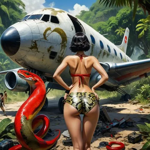 radebaugh,superfortress,aerocaribbean,bombshells,enola,anaconda,aeronauticas,stewardesses,retro pin up girls,anacondas,retro pin up girl,tropico,aviatrix,stewardess,bettie,cuba background,avianca,pin ups,aeromexico,pin up girl,Conceptual Art,Daily,Daily 01