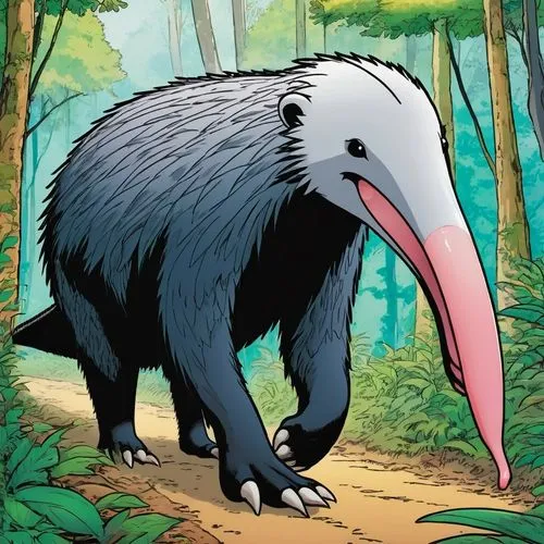 giant anteater,anteater,uintatherium,pyrrhocorax graculus,platycercus,cassowary,echidna,cynthia (subgenus),leuconotopicus,temperowanie,cornavirus,ibis,terrestrial animal,paraguay pyg,anas platyrhynchos,zosterops japonicus,pumi,emu,emberizidae,halichoerus grypus,Illustration,Japanese style,Japanese Style 04