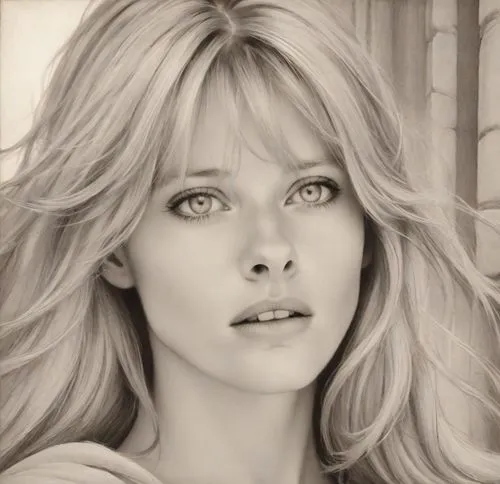 pencil drawing,charcoal drawing,pencil drawings,brigitte bardot,portrait of christi,charcoal pencil,pencil art,girl portrait,girl drawing,farrah fawcett,graphite,portrait of a girl,romantic portrait,portrait,chalk drawing,female portrait,oil painting,woman portrait,fantasy portrait,charcoal,Digital Art,Classicism