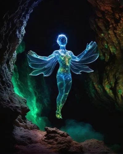 varekai,icarus,angel figure,faerie,archangel,volador,hologram,sylphs,neon body painting,blue cave,water nymph,samuil,vibius,fairy peacock,spelunker,nebula guardian,astral traveler,the archangel,merman,subkingdom,Photography,Artistic Photography,Artistic Photography 04