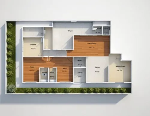 Planta Baixa  com os detalhes do piso,an overview of the house from above,floorplan home,residencial,habitaciones,townhome,an apartment,sky apartment,3d rendering,modern house,cubic house,vivienda,sha