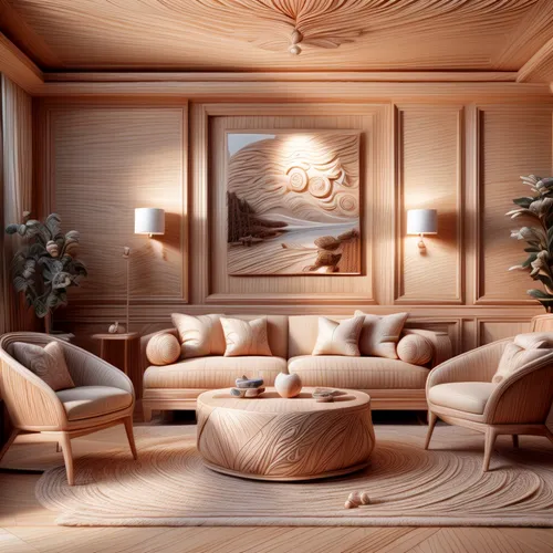 3d rendering,livingroom,living room,modern living room,apartment lounge,wood grain,interior design,patterned wood decoration,interior modern design,sitting room,3d render,soft furniture,japanese-style room,3d rendered,wooden beams,interior decoration,render,chaise lounge,contemporary decor,sofa set