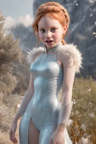 elsa,the snow queen,margairaz,gwendoline,suit of the snow maiden,huiraatira,ice queen,frozen,refrozen,merida,brienne,lysa,cgi,dwarf sundheim,fae,denisovich,ice princess,olaf,sansa,wormleighton,Photography,Realistic