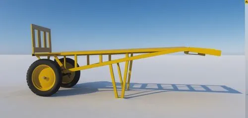 a 3d image of a fork work truck,container crane,agricultural machinery,seed machine,hand truck,load crane,tracked dumper,Photography,General,Realistic