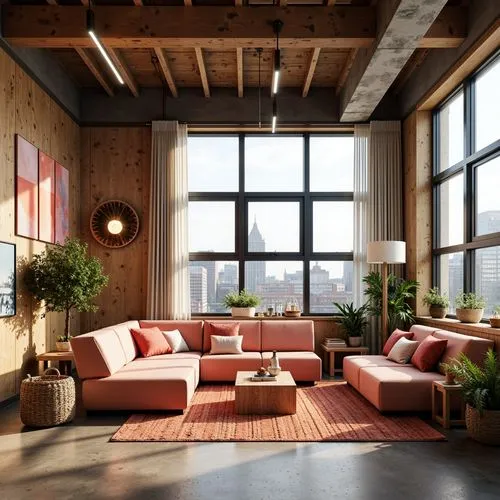 loft,living room,apartment lounge,livingroom,lofts,modern decor,3d rendering,contemporary decor,modern living room,interior design,sofas,sitting room,apartment,home interior,minotti,an apartment,interior decoration,sofa set,interior modern design,interior decor