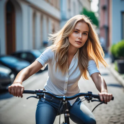 cute girl riding bicycle, full body view,woman bicycle,bicycle clothing,cycling,biking,electric bicycle,bicycling,bicycle,bicycle lighting,stationary bicycle,cyclist,bicycle ride,bicycle riding,bike,b