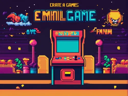 arcade game,emulator,game illustration,pinball,game art,game bank,video game arcade cabinet,android game,game room,arcade games,computer game,pac-man,animal lane,the game,collected game assets,pixel art,arcade,computer games,game light,game characters,Unique,Pixel,Pixel 04