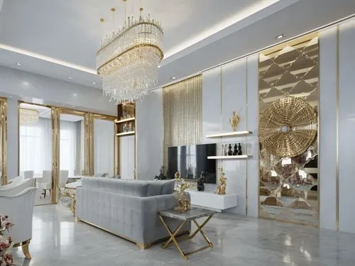 luxury home interior,interior decoration,interior modern design,penthouses,interior design,modern decor,gold wall,gold stucco frame,opulent,mouawad,3d rendering,contemporary decor,beauty room,luxury property,luxury bathroom,ornate room,opulently,interior decor,modern kitchen interior,luxe,Photography,General,Realistic