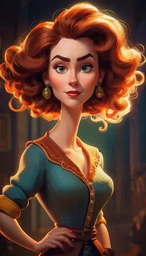 merida,princess anna,demelza,etain,morwen,lysa,Illustration,Abstract Fantasy,Abstract Fantasy 23