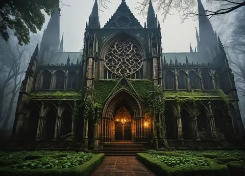 haunted cathedral,gothic church,nidaros cathedral,cathedral,the black church,cathedrals,neogothic,black church,the cathedral,sunken church,koln,ulm minster,forest chapel,gothic,gothic style,holy place,gothicus,ecclesiatical,ecclesiastical,cologne cathedral,Conceptual Art,Fantasy,Fantasy 04