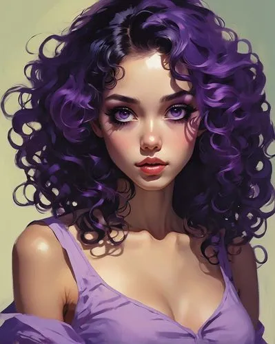 la violetta,purple lilac,lilac,acerola,violet,light purple,precious lilac,purple rose,violet eyes,purple,veil purple,plum,purple skin,medusa,digital painting,lilac blossom,purple daisy,verbena,amethyst,pale purple,Conceptual Art,Fantasy,Fantasy 06