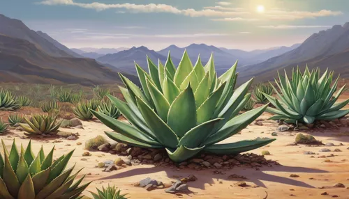 agave nectar,desert plants,agave,desert plant,agave azul,cactus digital background,desert desert landscape,desert landscape,desert background,sonoran desert,flowerful desert,aloe,desert,desert flower,sonoran,aloe vera,arid landscape,the desert,cacti,yucca,Illustration,Abstract Fantasy,Abstract Fantasy 03