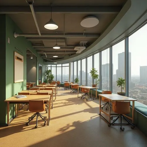 daylighting,3d rendering,modern office,meeting room,school design,study room,offices,lunchroom,conference room,bureaux,clubroom,desks,creative office,staffroom,revit,furnished office,render,gensler,working space,associati,Photography,General,Realistic