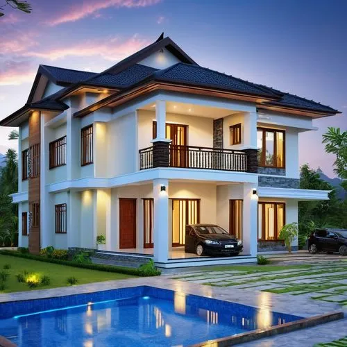 holiday villa,beautiful home,dreamhouse,rumah,private house,modern house