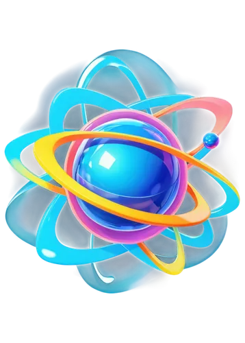 Subatomic particle, quark illustration, colorful, stylized, glowing aura, swirling energy, nucleus composition, protons neutrons electrons, atomic structure, futuristic laboratory setting, close-up sh