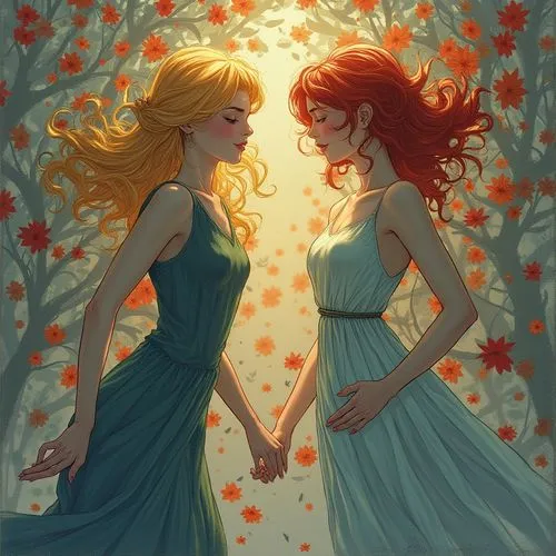 wlw,rhinemaidens,ermione,princesses,fairies,a fairy tale