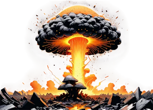 mushroom cloud,nuclear war,nucleaire,nuclearization,thermonuclear,atomic age,nuclearized,doomsday,armageddon,detonation,nuclearisation,pyroclastic,hiroshima,detonates,nuclear,detonations,apocalypso,antiproliferative,counterproliferation,apocalyptic,Illustration,Black and White,Black and White 05