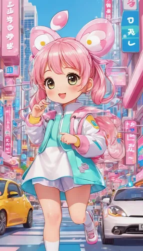 harajuku,naginatajutsu,cupcake background,kawaii girl,japanese kawaii,japanese sakura background,kawaii pig,anime girl,kawaii,anime japanese clothing,candy island girl,pink background,city trans,kawaii ice cream,hk,sakura background,tokyo city,checkered background,honmei choco,unicorn background,Illustration,Japanese style,Japanese Style 01