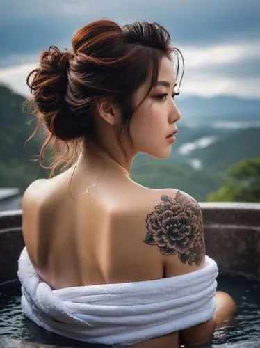 onsen,japanese woman,spa,sumiko,geisha,asian woman,Photography,General,Fantasy