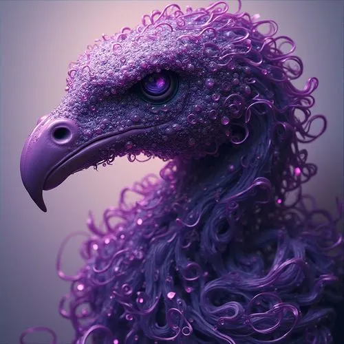 skeksis,purpureus,purpureum,3d crow,purple,cinema 4d