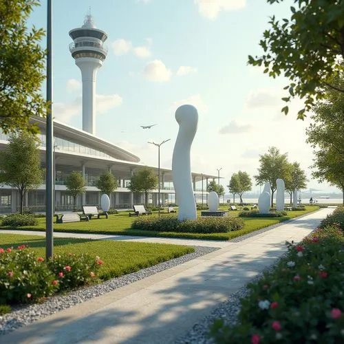 aerotropolis,spaceports,fsx,mco,the airport terminal,lusail,yas marina circuit,boryspil,worldport,aeroport,aeroportos,render,spaceport,masdar,airside,meydan,klia,changi,3d rendering,aerodrom,Photography,General,Realistic