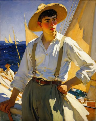 girl on the boat,sailer,sails,sailing,scarlet sail,regatta,at sea,young woman,lilian gish - female,la violetta,girl on the river,sail,portrait of a girl,delta sailor,skipper,capri,sloop,sailors,girl with cloth,brown sailor,Illustration,Paper based,Paper Based 23