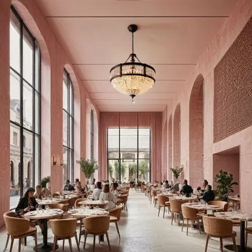 chandelier hanging on the ceiling,new york restaurant,a restaurant,breakfast room,cafeteria,bistro,restaurant bern,fine dining restaurant,restaurant ratskeller,restaurants,dining room,hoboken condos f