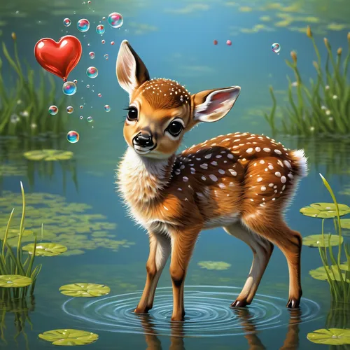 fawn,deer illustration,dotted deer,baby deer,deer in tears,spotted deer,deer-with-fawn,young deer,fallow deer cub,european deer,young-deer,deer,fawns,deer drawing,white-tailed deer,roe deer,male deer,deers,deer with cub,bambi,Art,Artistic Painting,Artistic Painting 04