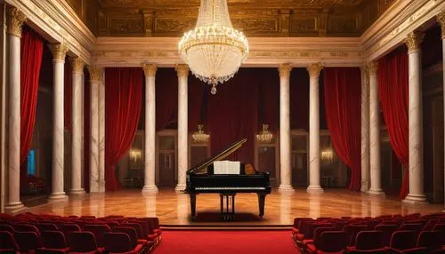 concert hall,concertgebouw,music hall,grand piano,konzerthaus berlin,performance hall,rosenkavalier,mozarteum,konzerthaus,concerto for piano,steinway,philharmonique,mikhailovsky,fortepiano,burgtheater,zaal,the piano,parlor,steinways,tessitura,Art,Artistic Painting,Artistic Painting 26