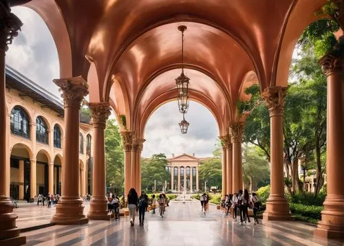 alcazar of seville,sevilla,seville,university al-azhar,porticos,porticoes,coyoacan,colonnades,ringling,cuernavaca,universitarios,caltech,arcaded,uob,villahermosa,guadalajara,brunei,wiesbaden,nicaraguan cordoba,colonnade,Illustration,Realistic Fantasy,Realistic Fantasy 37