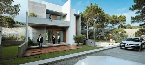 residencial,3d rendering,landscape design sydney,modern house,fresnaye,residential house,Photography,General,Realistic