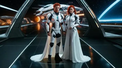 valerian,suit of spades,imperial coat,orange robes,symetra,portal,mother and father,father and daughter,storm troops,clone jesionolistny,white figures,binary system,officers,prymulki,futuristic,husband and wife,admiral von tromp,sci fi,suit of the snow maiden,clergy