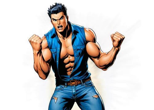 namor,kenshiro,kraven,kanth,xanatos,omac,haggar,muscle icon,zagor,krrish,hannegan,nagraj,jeans background,wolverine,dabangg,singham,rockhold,zanin,muscle man,action hero,Illustration,American Style,American Style 13