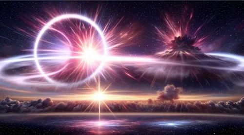 electric arc,flying sparks,space art,interstellar bow wave,apophysis,plasma ball,nuclear explosion,fireworks art,cosmic flower,magnetic field,firmament,galaxy collision,last particle,wormhole,metatron's cube,atmospheric phenomenon,portals,astral,atomic bomb,plasma bal