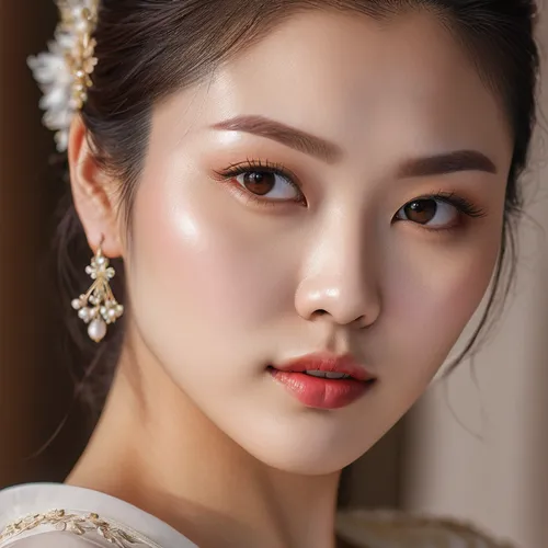 oriental princess,inner mongolian beauty,hanbok,oriental girl,beauty face skin,vintage makeup,geisha girl,ao dai,bridal accessory,asian woman,mulan,doll's facial features,geisha,peking opera,japanese woman,taiwanese opera,romantic portrait,retouching,retouch,natural cosmetic,Photography,General,Natural