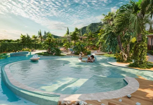 tropical island,tropical house,holiday villa,outdoor pool,resort,swimming pool,pool house,3d rendering,haiti,jamaica,dug-out pool,volcano pool,infinity swimming pool,tropical jungle,iberostar,curacao,hacienda,pool bar,dominican republic,hotel riviera