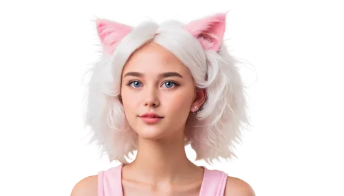 cat ears,artificial hair integrations,pink cat,cats angora,turkish angora,3d model,feline look,kitten hat,realdoll,doll cat,anime 3d,cat head,cat kawaii,feline,costume hat,barbie,cat vector,costume accessory,breed cat,cartoon cat,Art,Classical Oil Painting,Classical Oil Painting 34