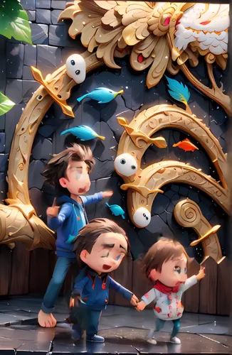 studio ghibli,shanghai disney,popeye village,tokyo disneysea,yo-kai,scandia gnomes,3d fantasy,school of fish,oktoberfest background,pinocchio,under the sea,children's background,fishes,lilo,under sea,puppet theatre,disney sea,monsoon banner,treasure hunt,cartoon forest