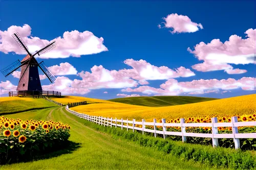 springtime background,windmills,landscape background,windmill,the windmills,spring background,wind mill,tulips field,meadow landscape,tulip field,flower field,tulip fields,dutch windmill,fields of wind turbines,field of flowers,tulip festival,wind mills,blooming field,holland,cartoon video game background,Illustration,Vector,Vector 21