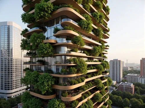 residential tower,ecotopia,planta,green living,balcony garden,greentech,interlace,block balcony,urban design,urban towers,espaliered,growing green,nanterre,high rise building,enviroment,sky apartment,towergroup,ecological sustainable development,ecotech,terraformed