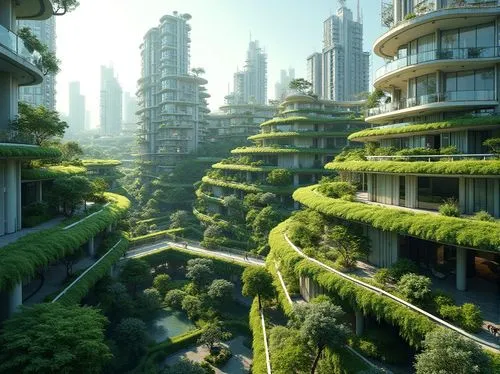 ecotopia,terraformed,futuristic landscape,arcology,futuristic architecture,terraforming,topia,urbanization,microdistrict,scampia,sedensky,utopian,suburbanized,biopiracy,fantasy city,interlace,urban design,habitable,urban development,urbanism,Photography,General,Realistic