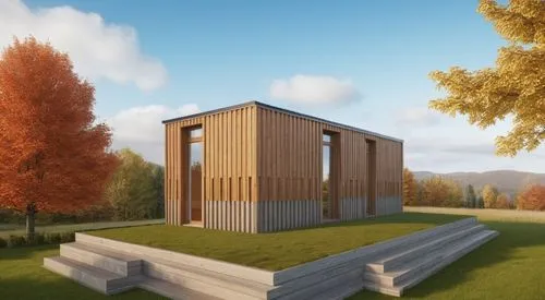 passivhaus,timber house,cubic house,prefabricated buildings,wooden house,snohetta,Photography,General,Realistic