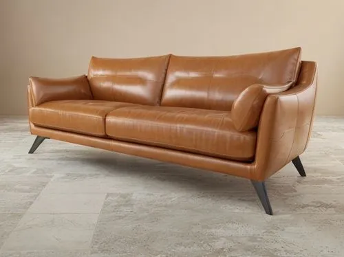 "Create a compelling product description for a sofa featuring vintage tan leather upholstery and elegant ash wood legs. Highlight its timeless design, comfort, and the harmonious combination of rich l