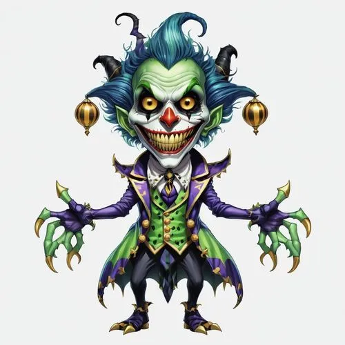 horror clown,scary clown,creepy clown,vladislaus,clown,repnin,Illustration,Abstract Fantasy,Abstract Fantasy 11