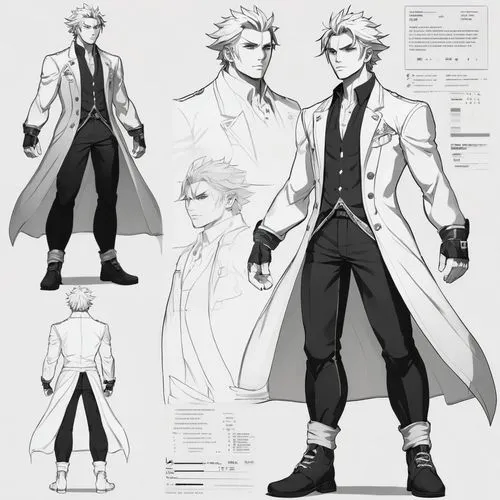 tailcoat,tailcoats,toshiro,clavis,male character,roxas,Unique,Design,Character Design