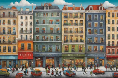 watercolor paris shops,paris shops,paris cafe,colorful city,watercolor paris,parisian coffee,street scene,watercolor shops,french digital background,paris,montmartre,city scape,shopping street,pastry shop,st petersburg,bistrot,saintpetersburg,world digital painting,row houses,galata,Art,Artistic Painting,Artistic Painting 29