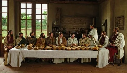 holy supper,last supper,school of athens,nativity of christ,christ feast,sanhedrin,nativity of jesus,apostles,holy communion,synod,communion,censers,carmelites,consistory,sacerdotes,catechumens,breadmaking,parishoners,koukoulas,choristes,Art,Classical Oil Painting,Classical Oil Painting 13